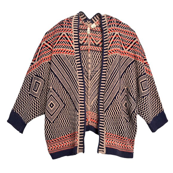 Anthropologie Sweaters - ANTHROPOLOGIE MOTH WOVEN SWEATER CABINCORE CARDIGAN GORPCORE COTTAGECORE COZY M